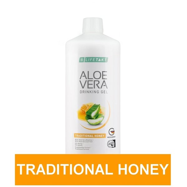 LR Aloe Vera Drinking Gel Trinkgel Honey, Sixpack, 6x 1000 ml Sparset