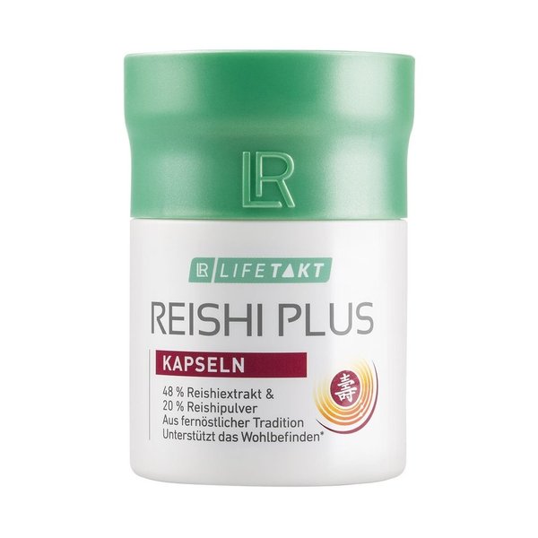 LR Reishi plus 30 Kapseln mit Vitamin C Laktosefrei - Pilz des Lebens