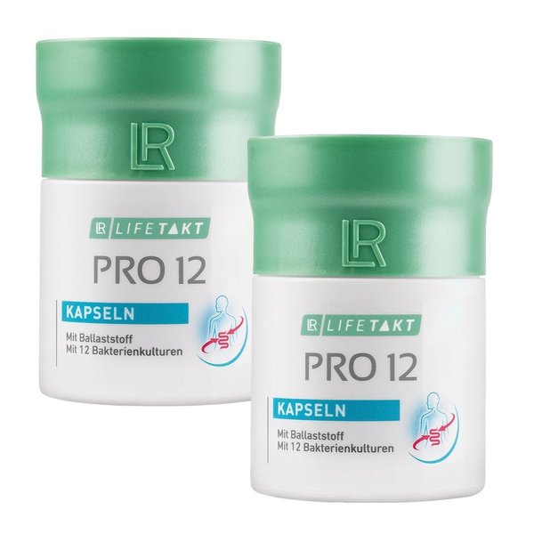 LR Pro 12 - 60 Probiotische Kapseln Doppelpack für Darmgesundheit