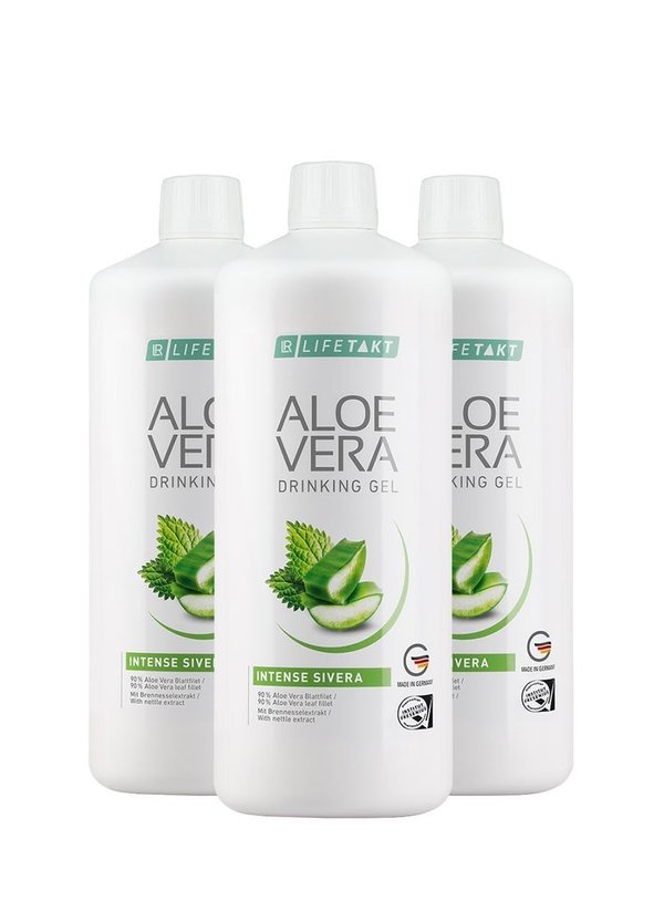 LR Aloe Vera Drinking Gel Trinkgel Sivera, 3x 1000 ml Sparset