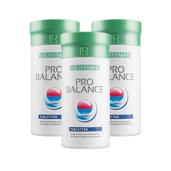 LR Pro Balance 3er Set 1080 Tabletten basische Mineralien und Spurenelemente 756 g