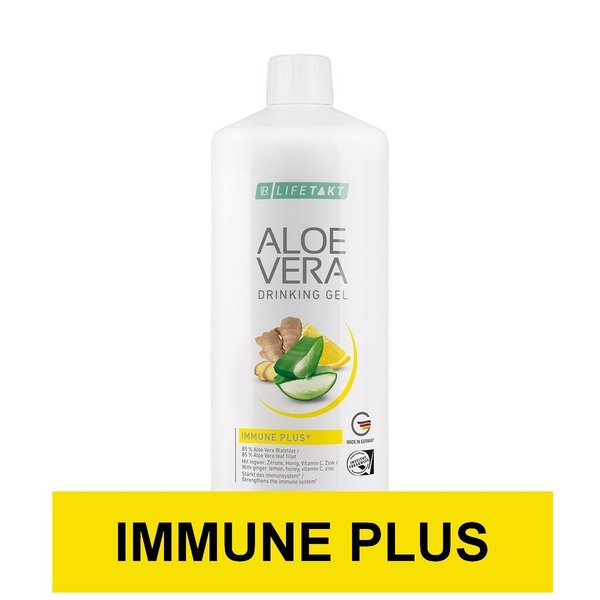 LR Aloe Vera Drinking Gel Immune PLus1000 ml / 1 Liter mit Ingwer, Zitrone und Honig