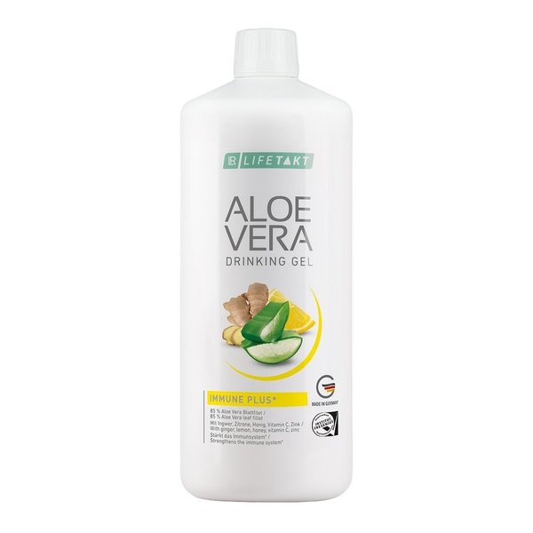 LR Aloe Vera Drinking Gel Immune PLus1000 ml / 1 Liter mit Ingwer, Zitrone und Honig