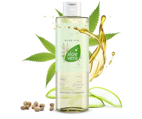 LR Aloe Vera CBD Shower Gel Oil 200 ml Duschgel-Öl für gestresste Haut